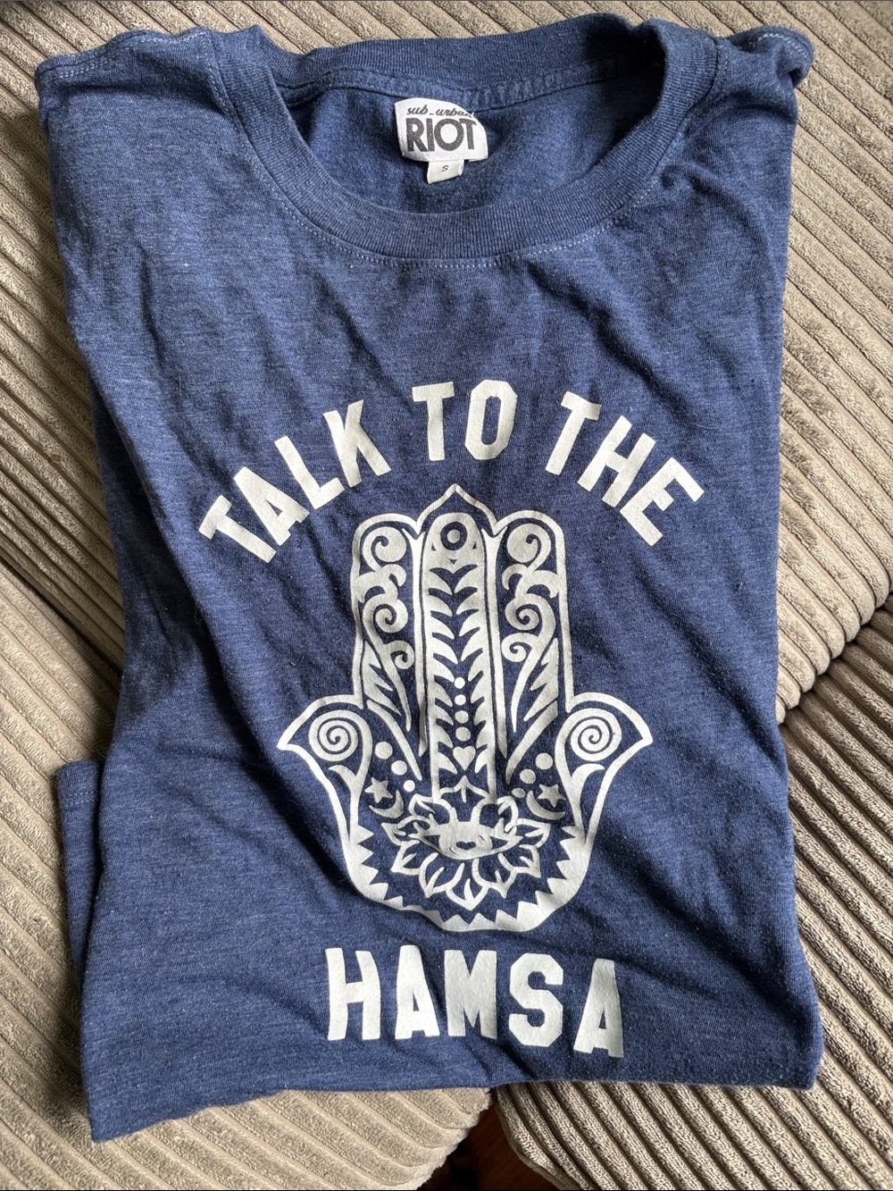 Sub_Urban Riot Talk to the Hamsa tee